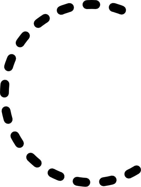 455x600 Alphabet Tracing Letter C Clip Art Free Vector In Open Office