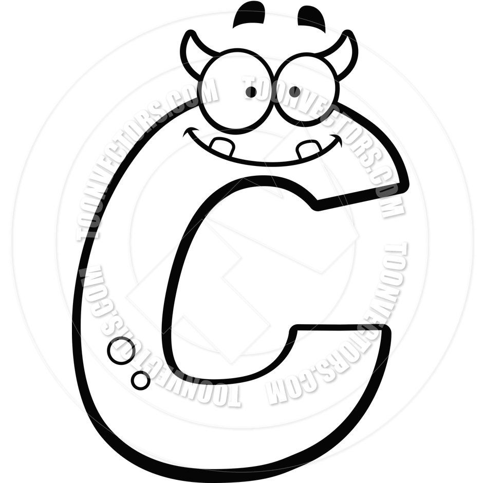 940x940 Letter C Clipart Black And White