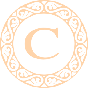 297x298 Letter C Monogram Clip Art