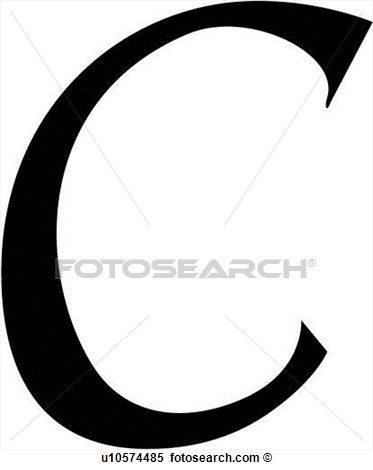 373x470 Script Letter C Clip Art Clipart