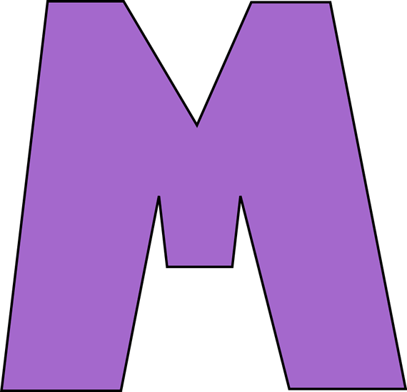 570x550 The Letter M Free Clip Art
