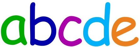 446x151 Clipart Alphabet Letters Free Clipartmonk