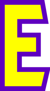 165x298 Letter E Clip Art