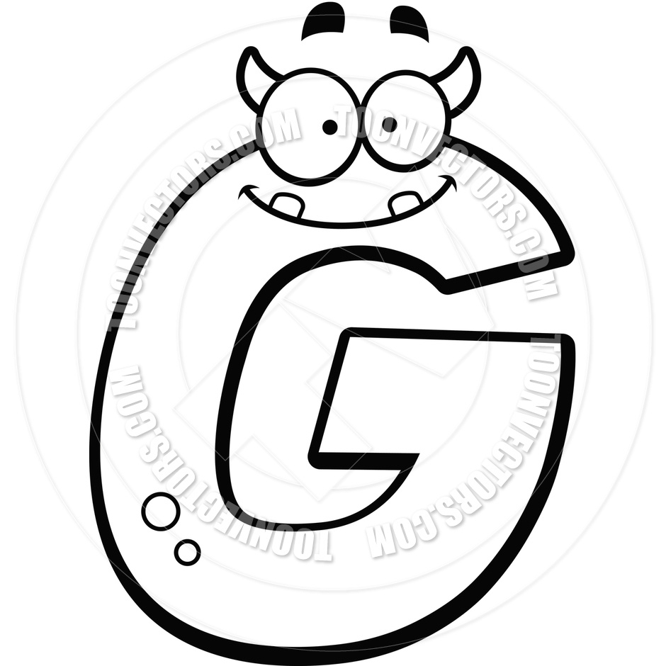 940x940 Letter G Black And White Letters Example