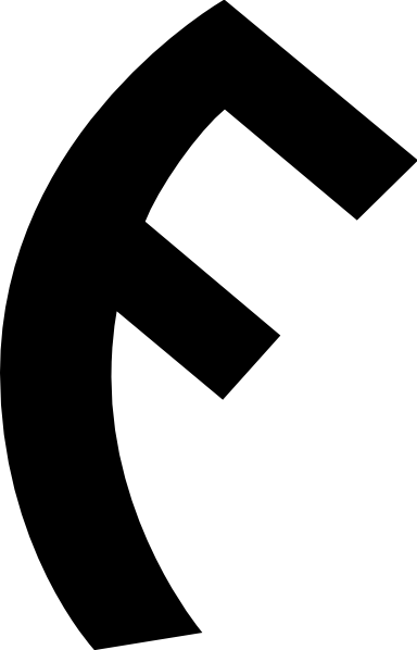 384x598 Old Turkic Letter G Clip Art Free Vector 4vector