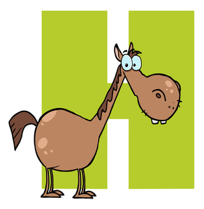 292x300 H Is For Horse Clipart Image