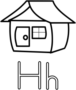 256x300 Letter H Clip Art Download