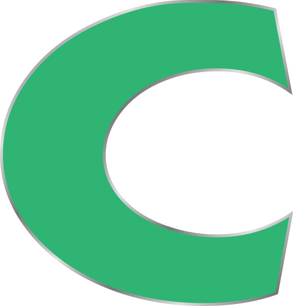 570x596 Letter C Clip Art