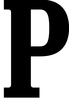 243x343 Letter P Clipart