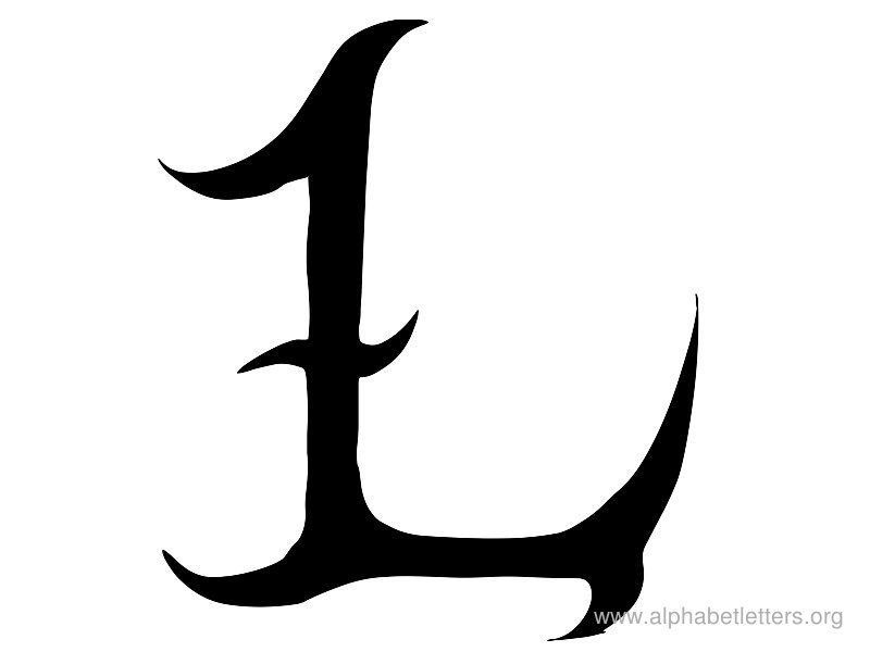 800x600 The Letter L Tattoo Designs