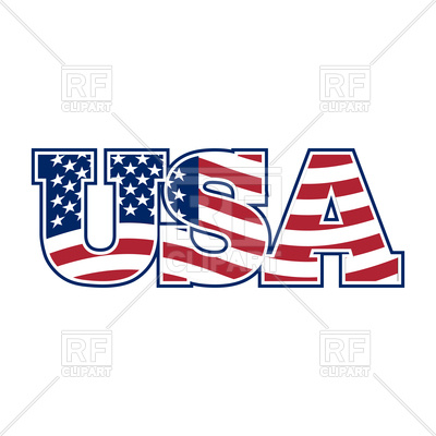 400x400 Usa Letters Royalty Free Vector Clip Art Image