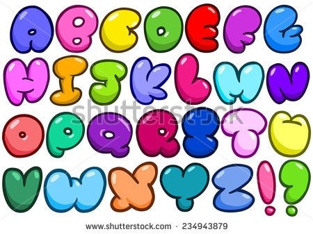 450x337 Clip Art Bubble Letters