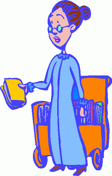 374x588 Library Clip Art Librarian Clipart