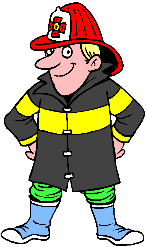 490x826 Firefighter Clipart Community Helper
