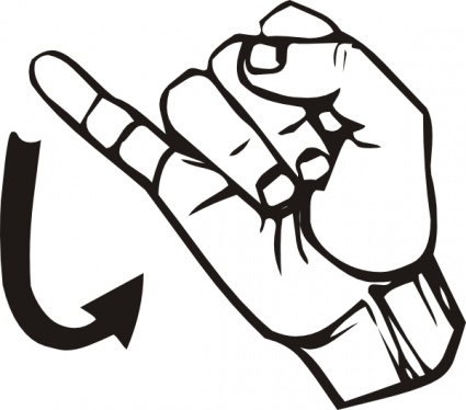 425x374 Sign Language Clipart Many Interesting Cliparts
