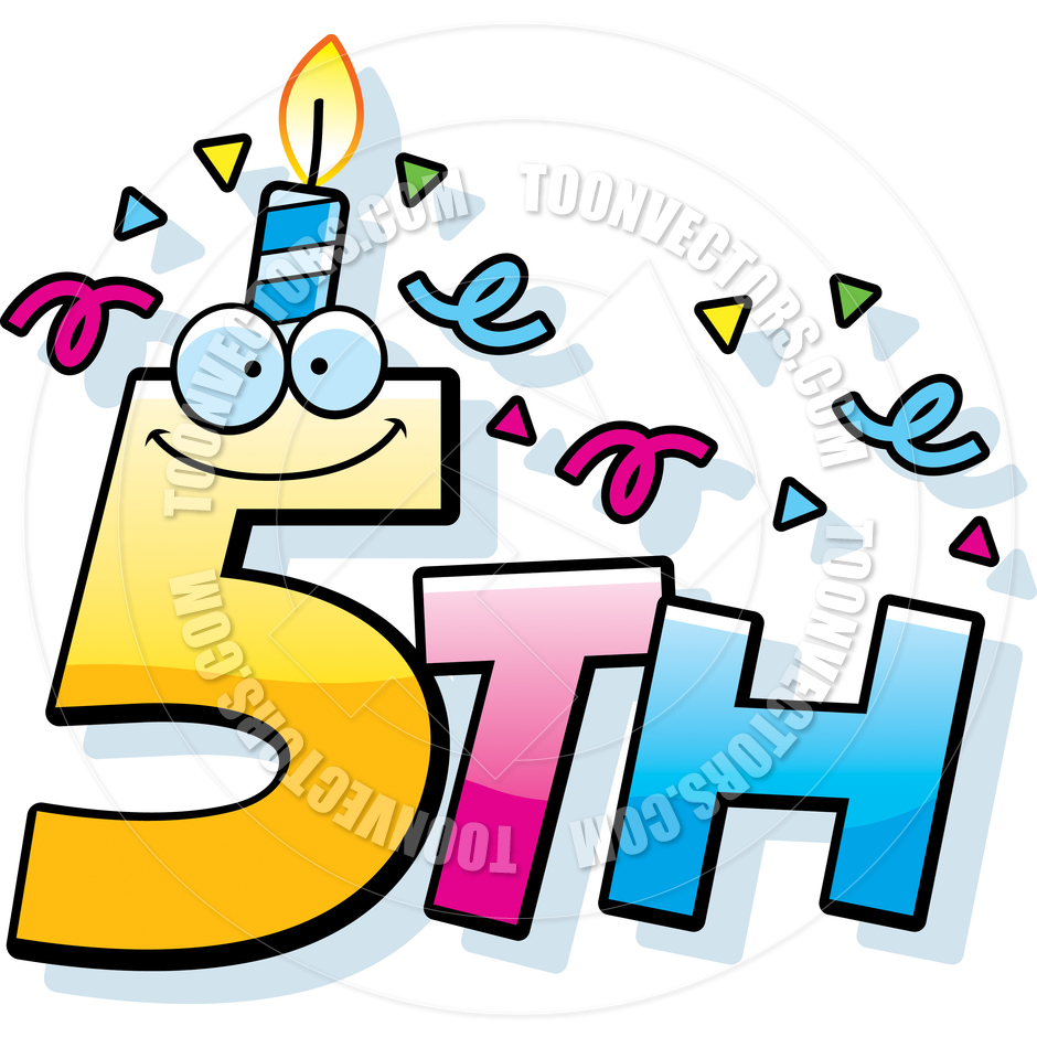 940x940 Cartoon 5th Birthday By Cory Thoman Toon Vectors Eps