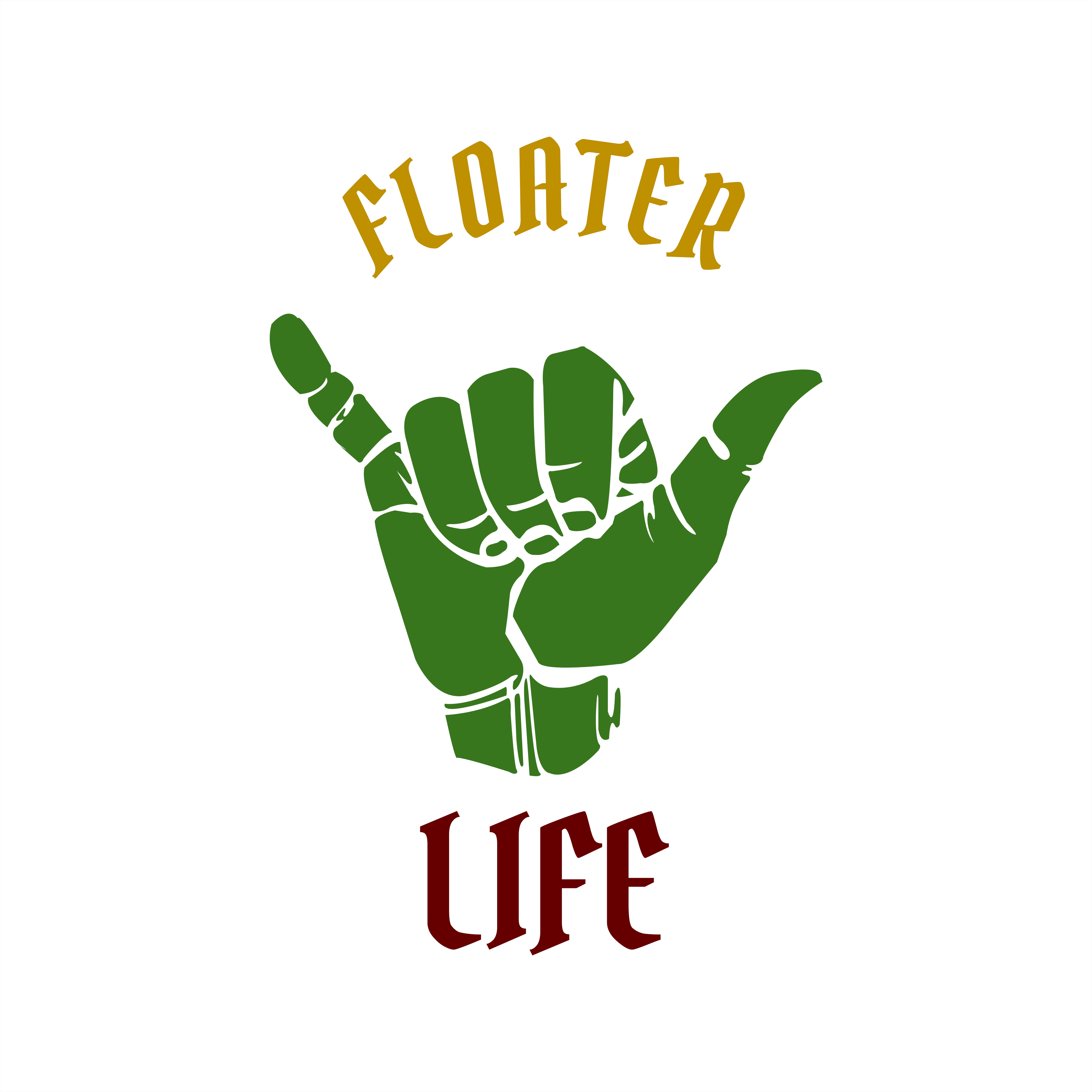 4000x4000 Rasta Floater Life Tee