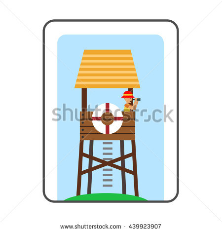 450x470 Floating Clipart Lifeguard Chair