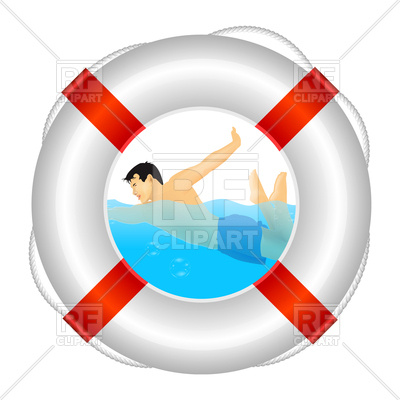 400x400 Lifeguard Icon Royalty Free Vector Clip Art Image