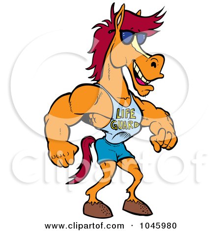 450x470 Royalty Free (Rf) Clip Art Illustration Of A Cartoon Studly