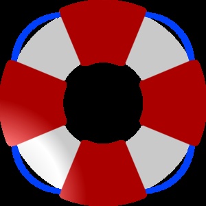 300x300 Blue Clipart Lifesaver