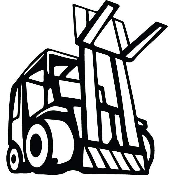 600x600 Forklift Lift Truck Equipment Art For Custom Products