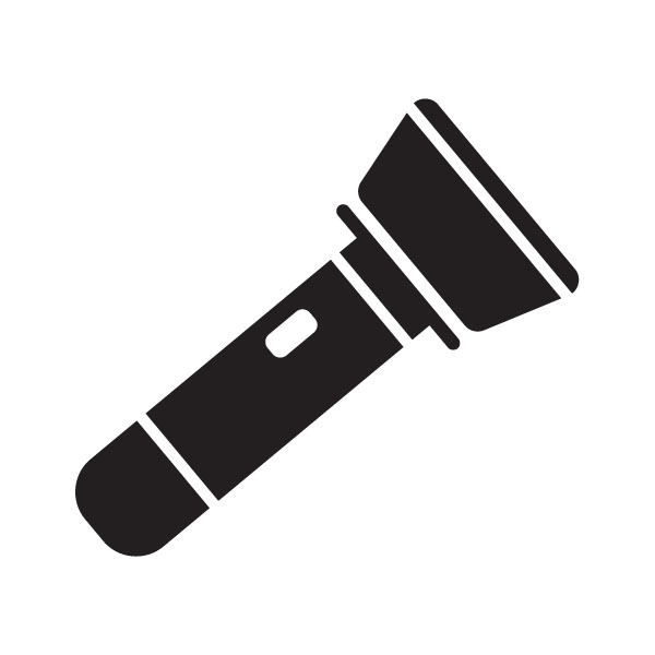 600x600 Flashlight Clipart