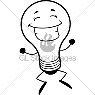 325x325 Light Bulb Smiling Gl Stock Images