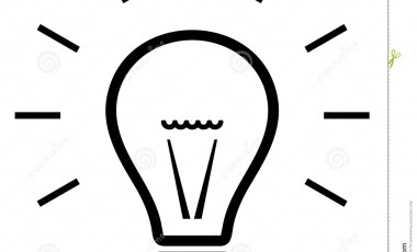 380x230 Light Bulb Clip Art Black And White Tips Home Design