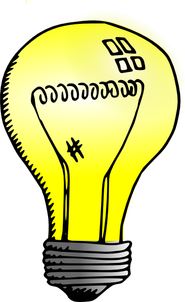 366x596 Incandescent Light Bulb Clip Art Free Vector 4vector