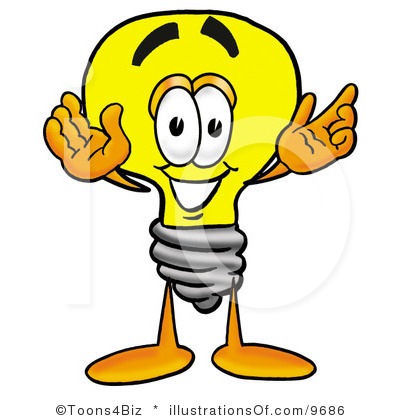 400x420 Light Bulb Clip Art Royalty Free Light Bulb Clipart Illustration