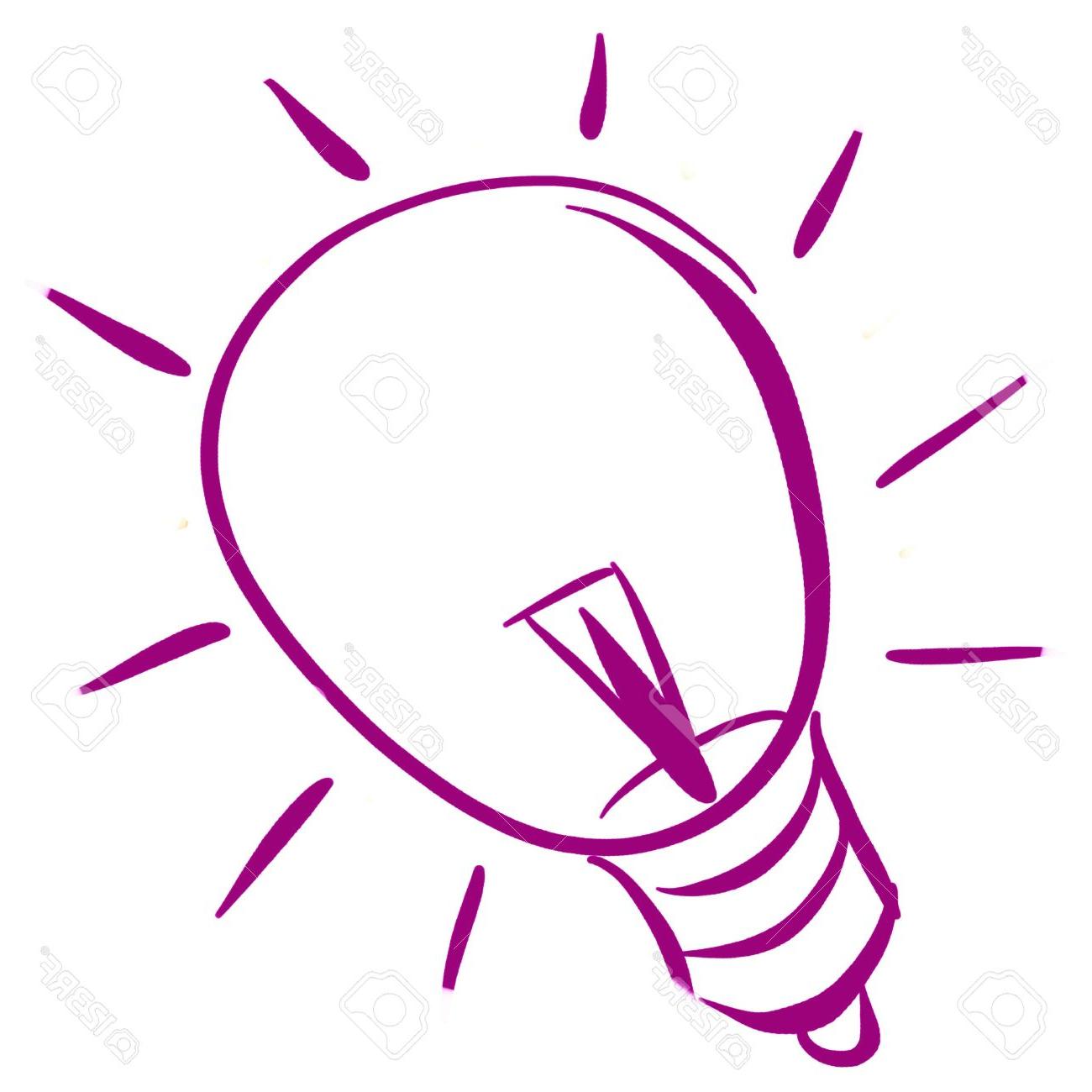 1300x1300 Best Hd Light Bulb Clipart Lightning Drawing