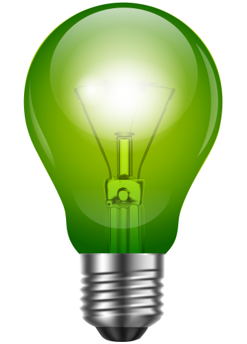 359x500 Green Light Bulb Png Clip Art