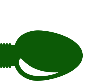 302x290 Clip Art Christmas Light Bulb