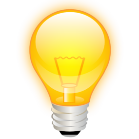 285x285 Light Bulb Six Isolated Stock Photo By