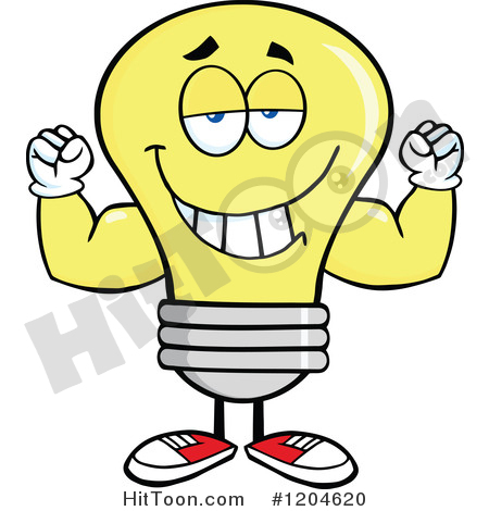450x470 Yellow Light Bulb Clipart