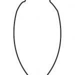 150x150 Christmas Lightbulb Outline Clipart Collection Regarding Christmas