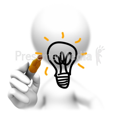 400x400 Idea Light Bulb Puzzle