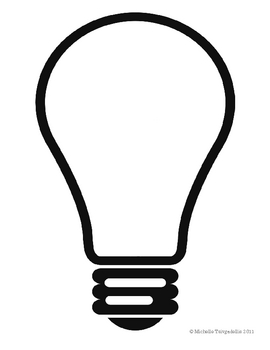 270x350 Light Bulb Shaped Book Template By The 3am Teacher Tpt