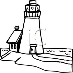 297x300 Art Image Black And White Lighthouse