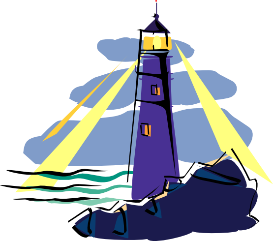555x490 Free Lighthouse Clip Art