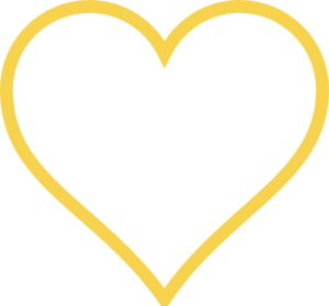 300x279 Light Gold Heart Clip Art