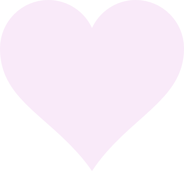 600x556 Light Pink Heart Clip Art