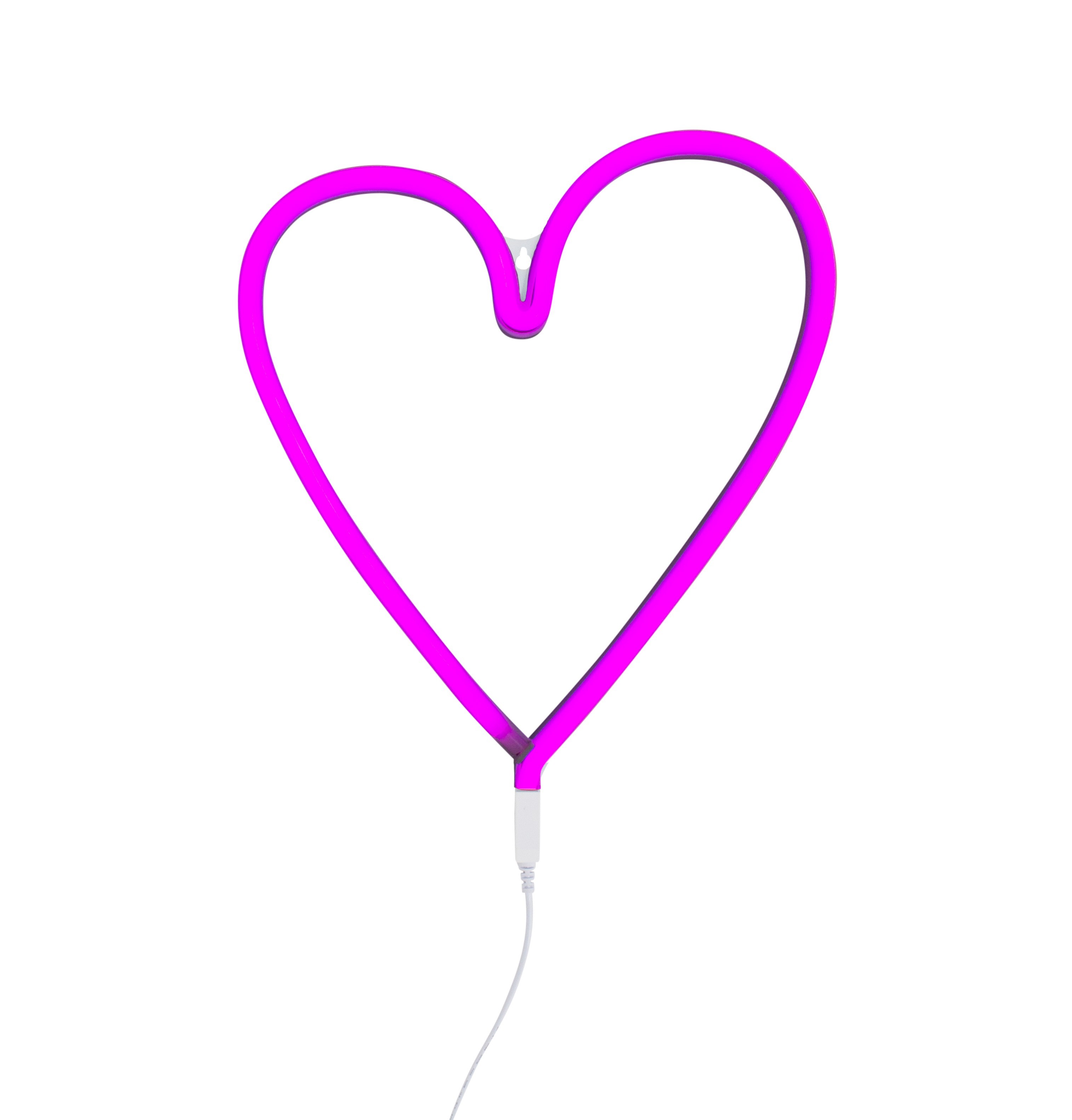 3029x3164 Pink Heart Neon Light