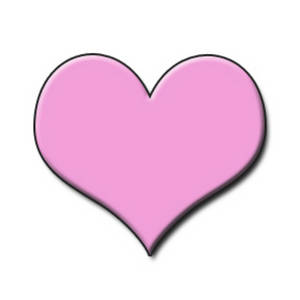 300x300 Clipart Picture Of A Light Pink Embossed Heart