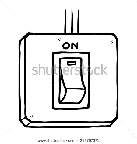 450x470 Electric Switch Clipart