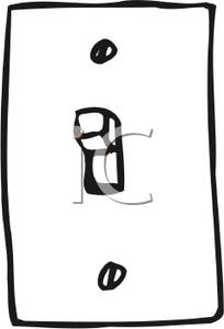 204x300 Black And White Light Switch