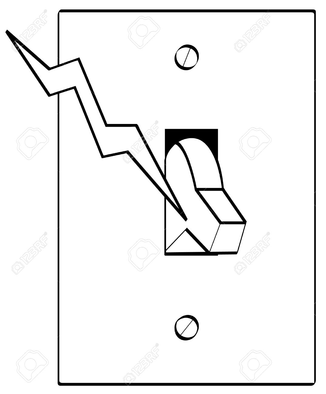 1075x1300 Clipart Electrical Switch