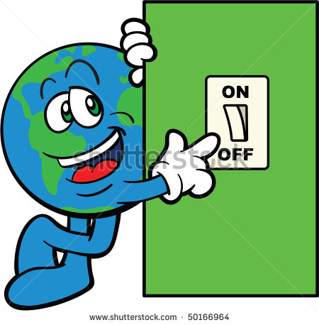 450x458 Light Switch Off Clipart