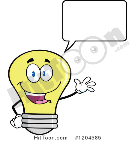 450x470 Yellow Light Bulb Clipart